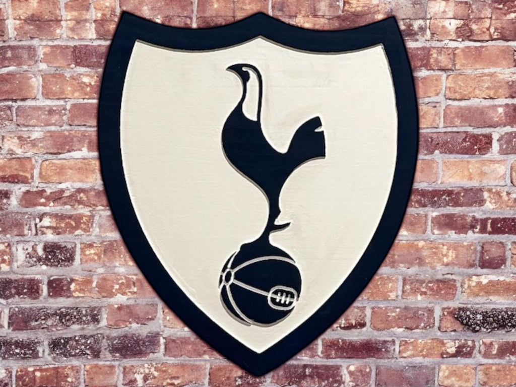 Handmade Tottenham Hotspur Crest Wood Sign | Spurs Fan Gift