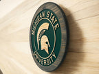 Michigan State Spartans Hand-Painted Wood Sign – MSU Wall Decor