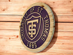 University of St. Thomas Hand-Painted Wood Shield – College Wall Decor