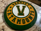 Vermont Catamounts Handcrafted Wood Sign – UVM Wall Art