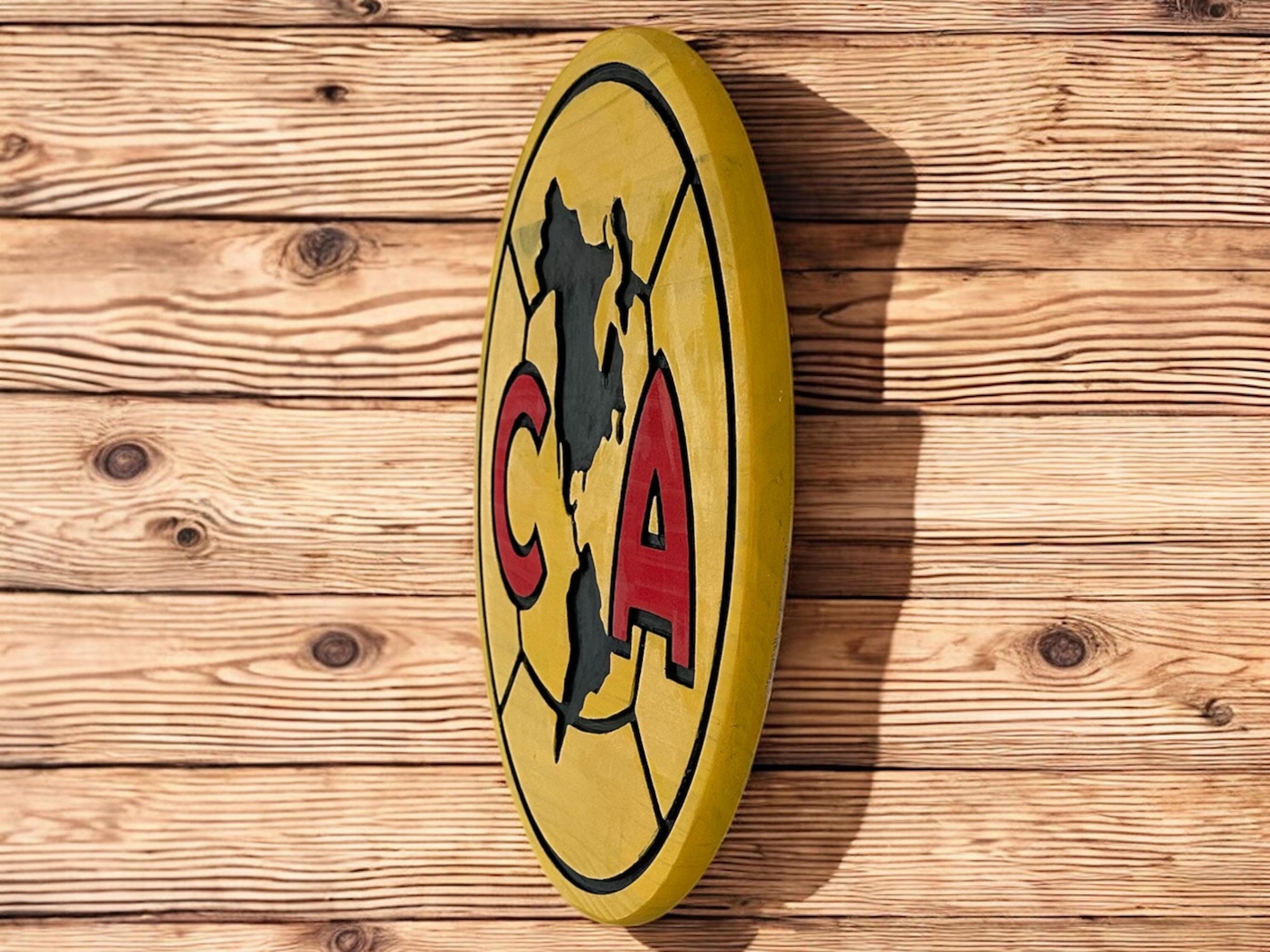 Club América Wood Sign: Carved Liga MX Soccer Wall Art