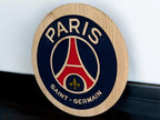Paris Saint-Germain Handcrafted Wood Sign – Soccer Wall Decor