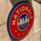 Personalized Nationals Soccer Club Handcrafted Wood Sign – Team Wall Decor