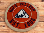 Hope College Handcrafted Wood Sign – Alumni Wall Decor