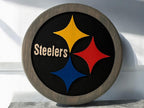 Pittsburgh Steelers Wooden Wall Sign – Handcrafted NFL Decor | Steelers Fan Gift | Man Cave Wall Art