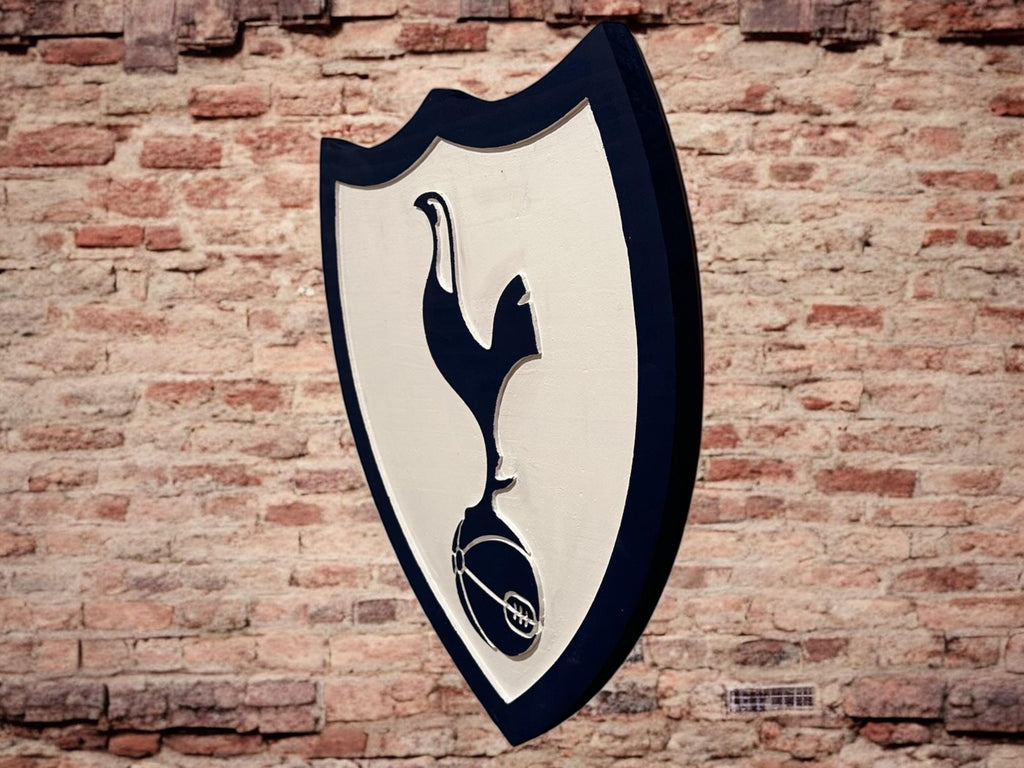 Handmade Tottenham Hotspur Crest Wood Sign | Spurs Fan Gift