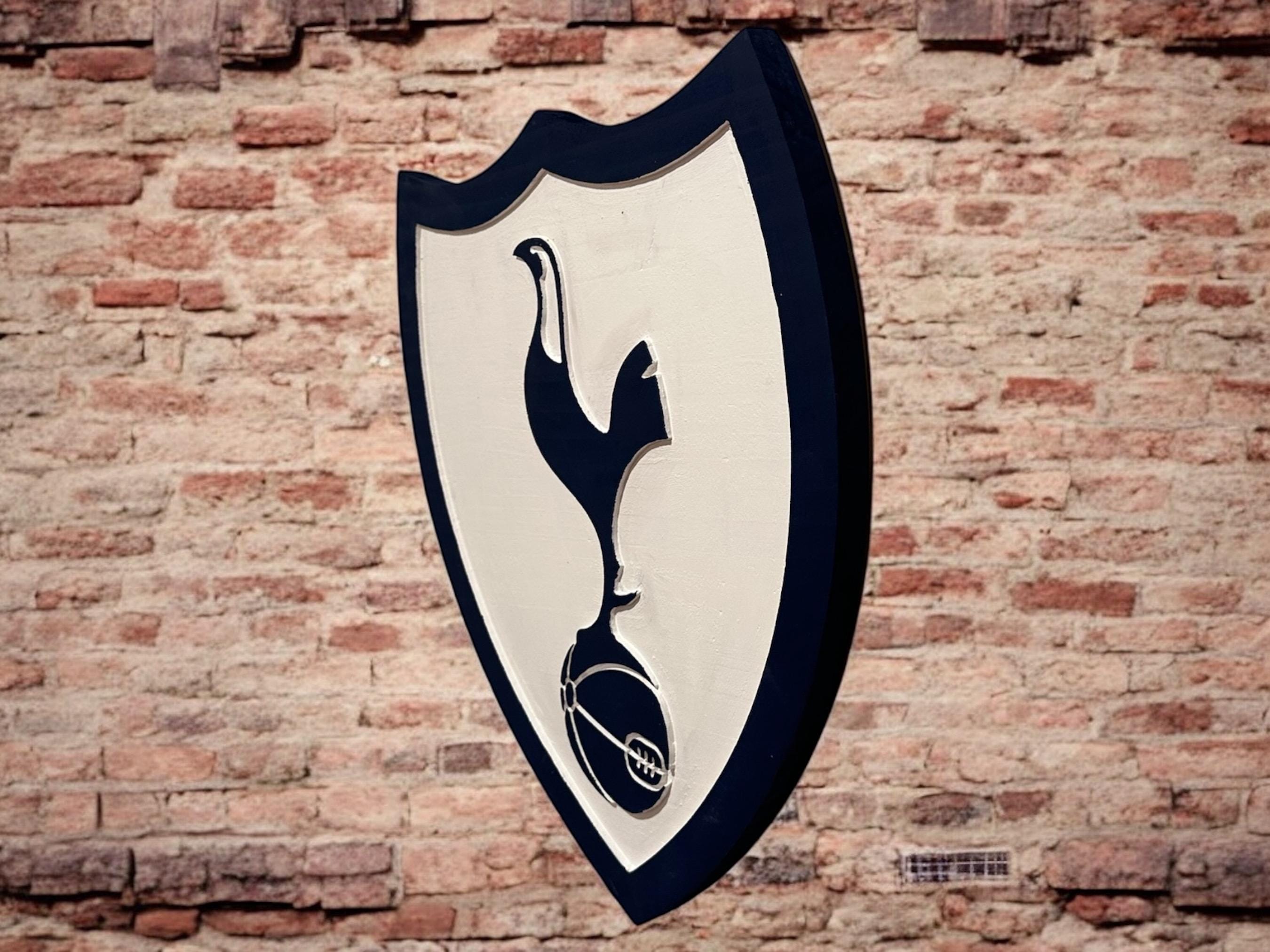 Handmade Tottenham Hotspur Crest Wood Sign | Spurs Fan Gift