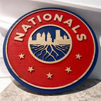 Personalized Nationals Soccer Club Handcrafted Wood Sign – Team Wall Decor