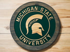 Michigan State Spartans Hand-Painted Wood Sign – MSU Wall Decor