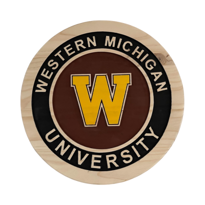 Western Michigan Broncos Wood Sign – WMU Handcrafted Wall Decor