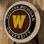 Western Michigan Broncos Wood Sign – WMU Handcrafted Wall Decor