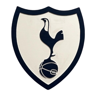 Tottenham Hotspur Handcrafted Wood Crest Sign – Spurs Wall Decor
