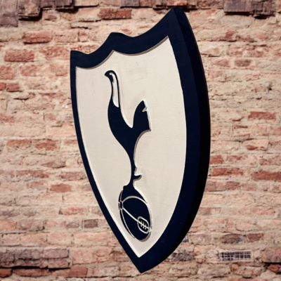 Tottenham Hotspur Handcrafted Wood Crest Sign – Spurs Wall Decor