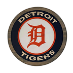 Detroit Tigers Handcrafted Wood Sign – Baseball Wall Decor