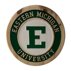 Eastern Michigan University Handcrafted Wood Sign – EMU Eagles