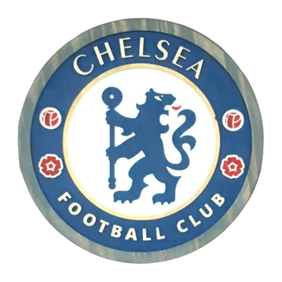 Chelsea FC Wood Sign | Handcrafted Soccer Wall Art | 15, 18, 24 | Ready to Hang | Motor City Design Shop