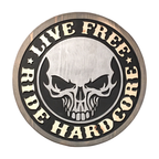 Live Free Ride Motorcycle Wood Sign – Biker Wall Decor