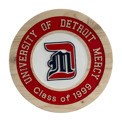 University of Detroit Mercy Personalized Wood Sign – Alumni Decor