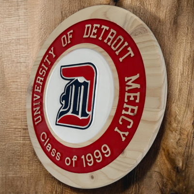University of Detroit Mercy Personalized Wood Sign – Alumni Decor