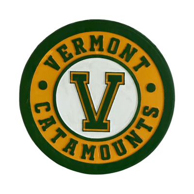 Vermont Catamounts Handcrafted Wood Sign – UVM Wall Art