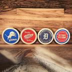 Detroit Sports Team Wooden Wall Art Set for Man Cave or Game Room