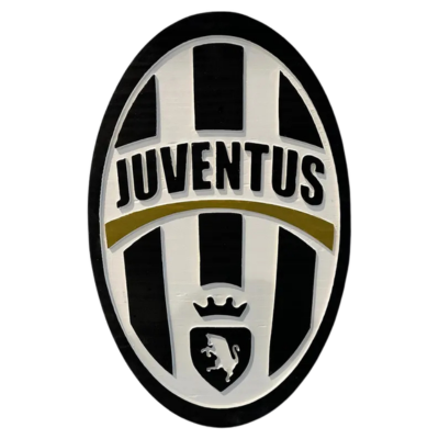 Juventus FC Wooden Sign – Soccer Man Cave Decor