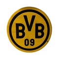 Borussia Dortmund Handcrafted Wood Sign – BVB Soccer Wall Decor