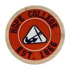Hope College Handcrafted Wood Sign – Alumni Wall Decor