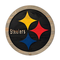 Pittsburgh Steelers Wooden Wall Sign – Handcrafted NFL Decor | Steelers Fan Gift | Man Cave Wall Art
