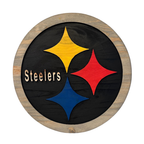 Pittsburgh Steelers Wooden Wall Sign – Handcrafted NFL Decor | Steelers Fan Gift | Man Cave Wall Art