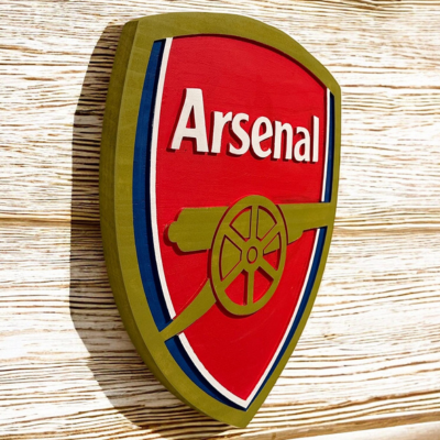 Arsenal FC Handcrafted Wood Sign – Gunners Football Wall Decor