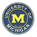 University of Michigan Wolverines Wood Sign – Handcrafted Wall Decor