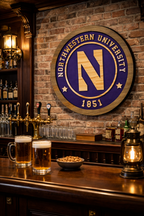 Northwestern University Wildcats Wood Sign – Handcrafted Decor