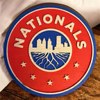Personalized Nationals Soccer Club Handcrafted Wood Sign – Team Wall Decor