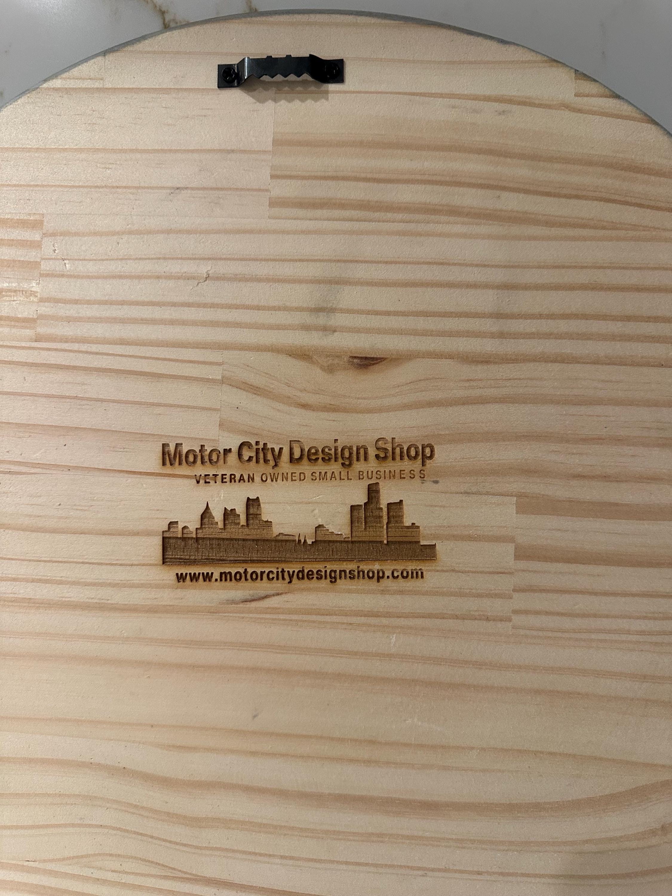 Detroit Lions Carved Wooden Sign – Handcrafted NFL Fan Wall Art