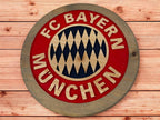 FC Bayern Munich Handcrafted Wood Sign – Bundesliga Wall Decor