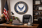 U.S. Air Force Veteran Wooden Wall Sign – Handcrafted Military Decor | Veteran Gift | Made in USA