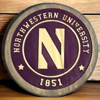 Northwestern University Wood Sign – Wildcats Wall Decor | College Fan Gift, Dorm Room, Office & Man Cave Sign