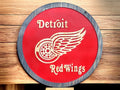 Handmade Detroit Red Wings Wood Carved Sign