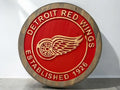 Detroit Red Wings Wood Carved Sign: Handmade Hockey Decor