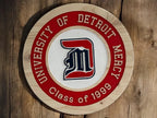 University of Detroit Mercy Personalized Wood Sign – Alumni Decor