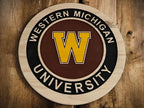 Western Michigan Broncos Wood Sign – WMU Handcrafted Wall Decor