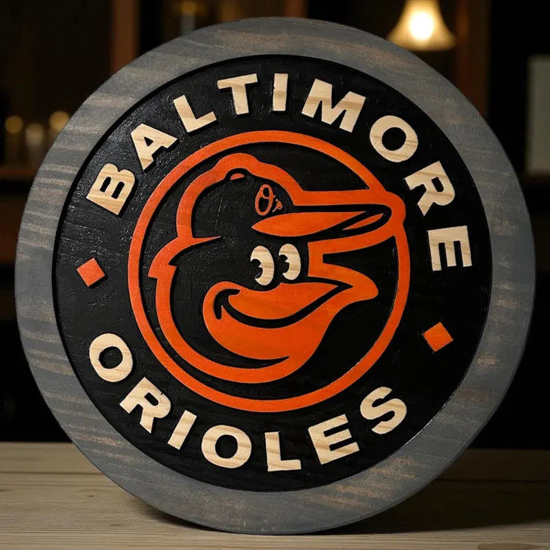 Baltimore Baseball wood carved Signs