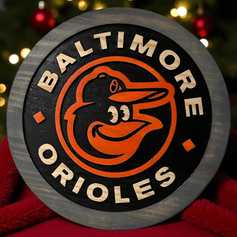 Baltimore Baseball wood carved Signs