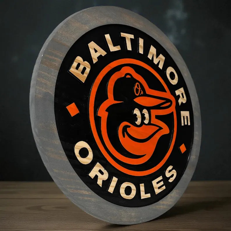 Baltimore Baseball wood carved Signs