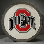 Ohio Carved Wooden Wall Sign – Game Room & Man Cave Decor