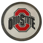 Ohio Carved Wooden Wall Sign – Game Room & Man Cave Decor