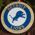 Detroit Lions wood carved Signs