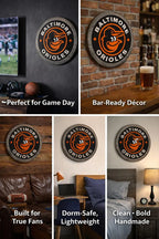 Baltimore Baseball wood carved Signs