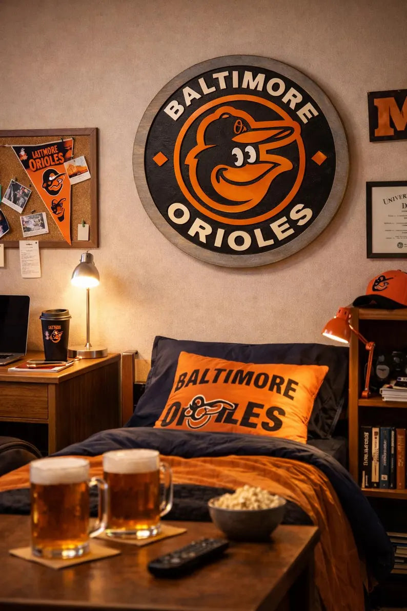 Baltimore Baseball wood carved Signs